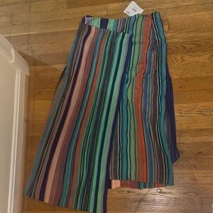 Diane Von Furstenberg Multicolor Striped Maxi Skirt